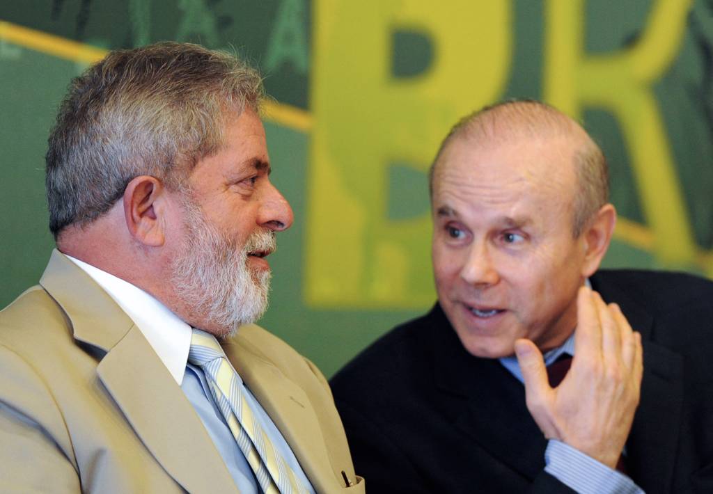 000_Mvd963656.jpg Lula e Mantega em 2007: vaga em conselho de administração da companhia