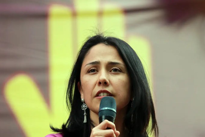 Nadine Heredia, esposa do ex-presidente peruano Ollanta Humala