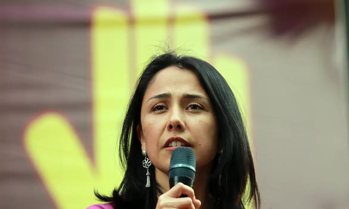 Nadine Heredia, esposa do ex-presidente peruano Ollanta Humala