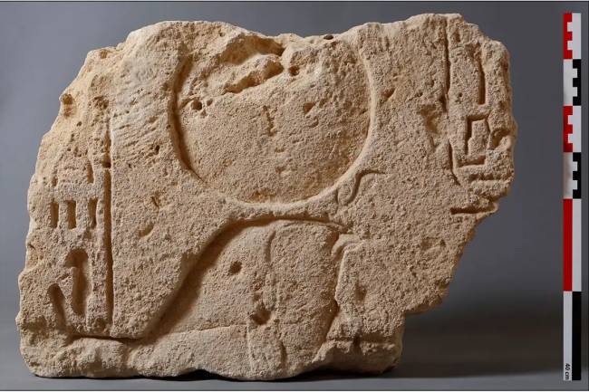 A block from a temple dedicated by Ramses II A block from a temple dedicated by Ramses II
