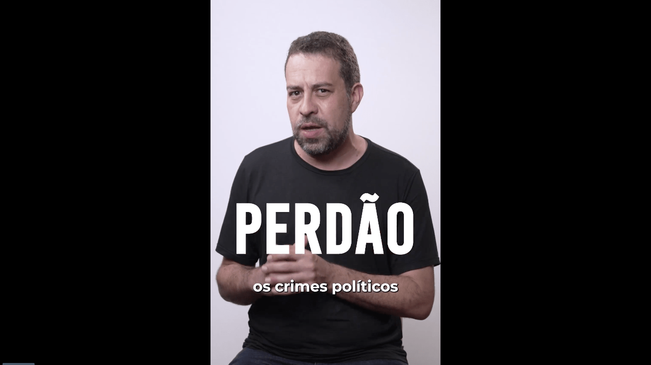 Guilherme Boulos publicou vídeo em resposta a deputado Nikolas Ferreira sobre anistia aos atos de 8 de janeiro