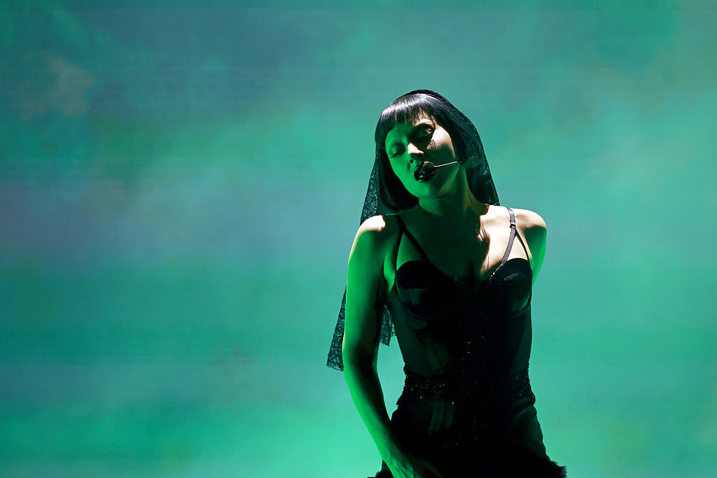 2025 Coachella Valley Music And Arts Festival – Weekend 1 – Day 1 Lady Gaga em Coachella: gótica