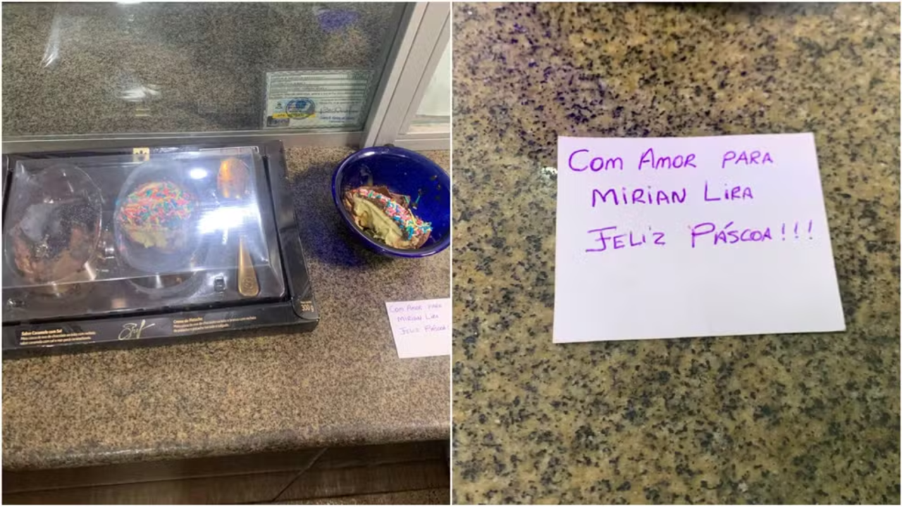 Ovo de Páscoa envenenado chegou com bilhete
