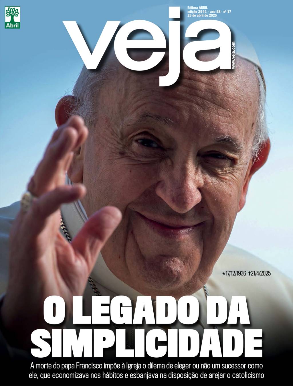 O LEGADO DA SIMPLICIDADE - 25/04/2025