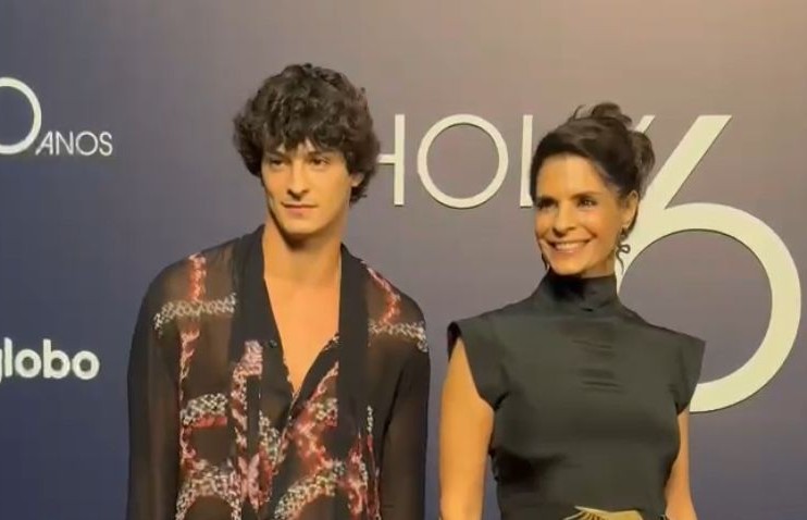 Pedro Waddington com a mãe, Helena Ranaldi