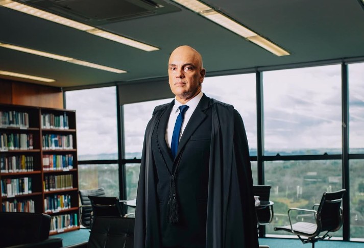Foto de Alexandre de Moraes para entrevista ao 'The New Yorker'