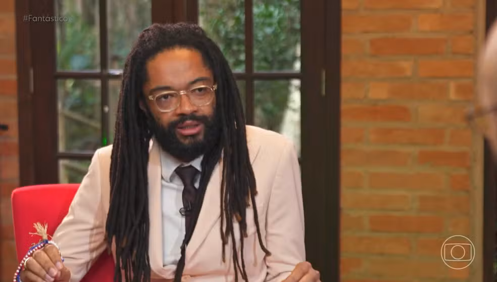 O empresário Fióti dá entrevista ao Fantástico, Globo