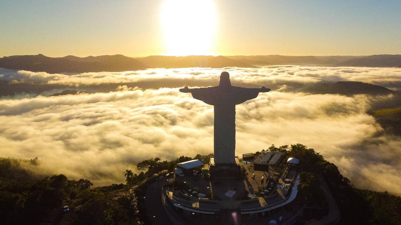 Cristo Protetor, inaugurado na cidade de Encantado (RS) em 6/04/2025
