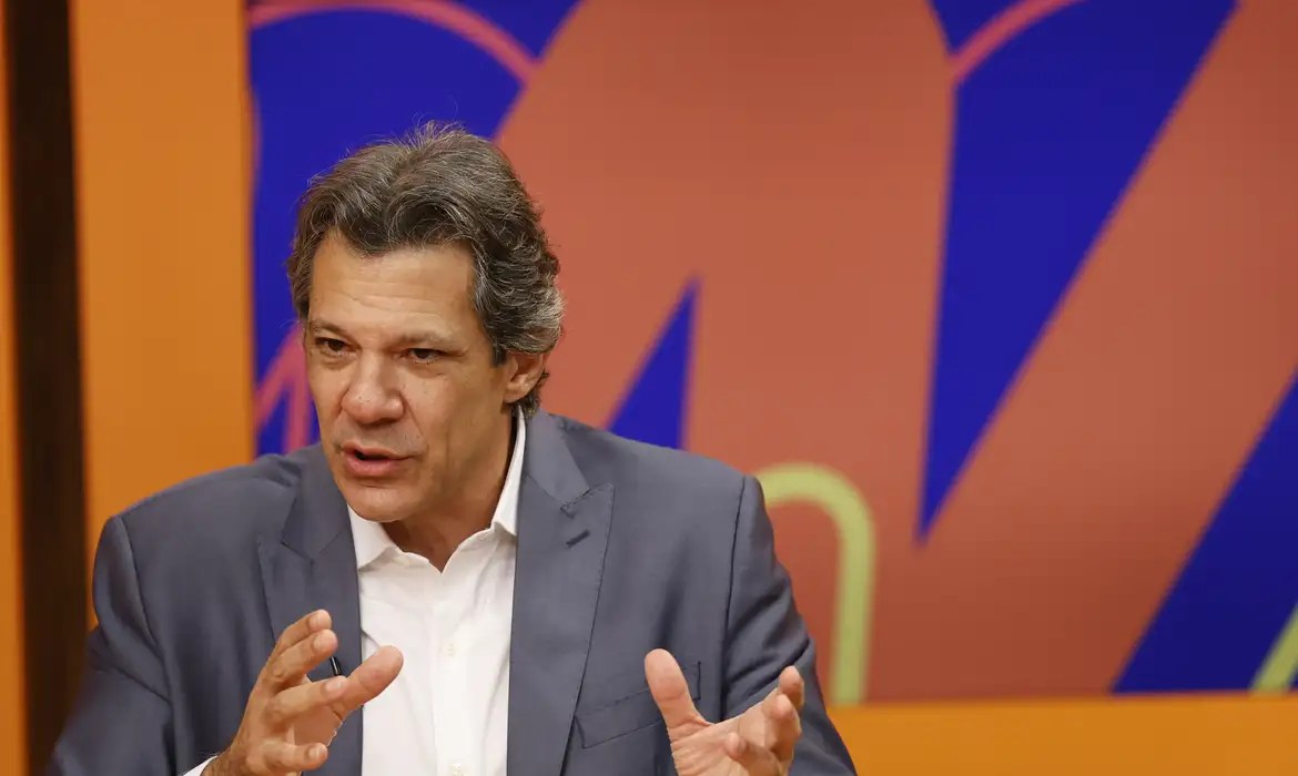 O ministro da Fazenda, Fernando Haddad