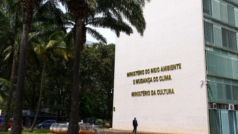 Fachada do prédio do Ministério da Cultura, em Brasília