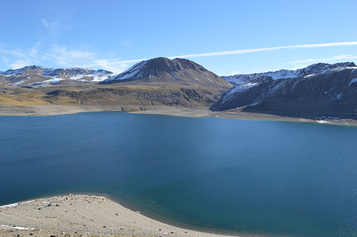 O campo vulcânico de Laguna del Maule, na cordilheira dos Andes, no Chile.