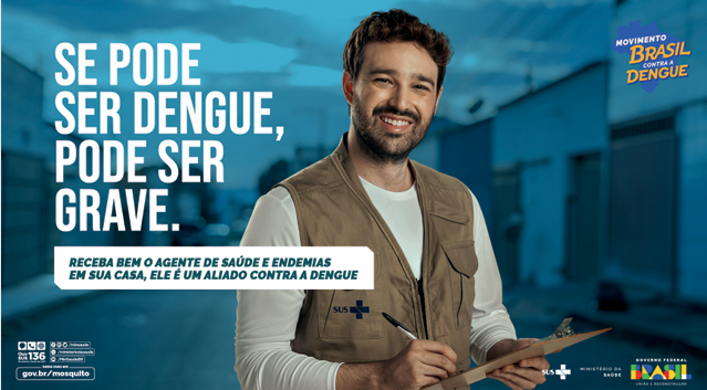 Ministério de Saúde lança campanha ‘Se pode ser dengue, pode ser grave’