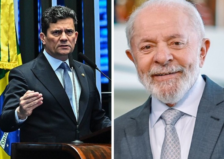 Senador Sérgio Moro e o presidente Lula