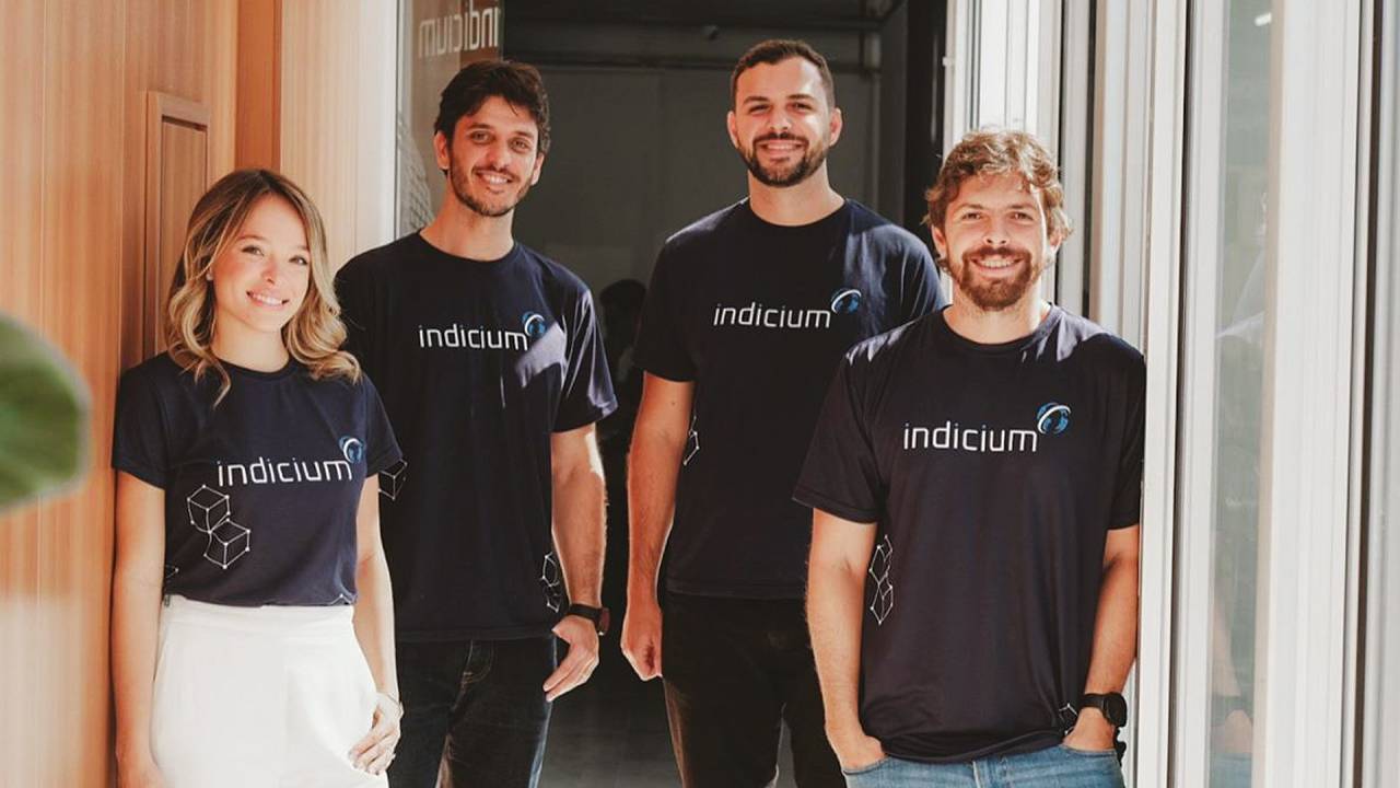 Isabela, Dellagnelo, e Daniel e Vitor Avancini, da Indicium: o primeiro investimento da Columbia Capital