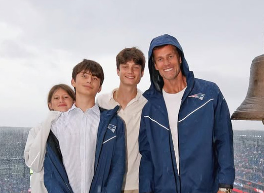 Tom Brady e filhos