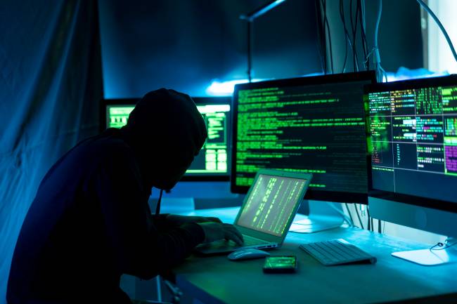 Hacker ciberataque cibersegurança Hacker ciberataque cibersegurança