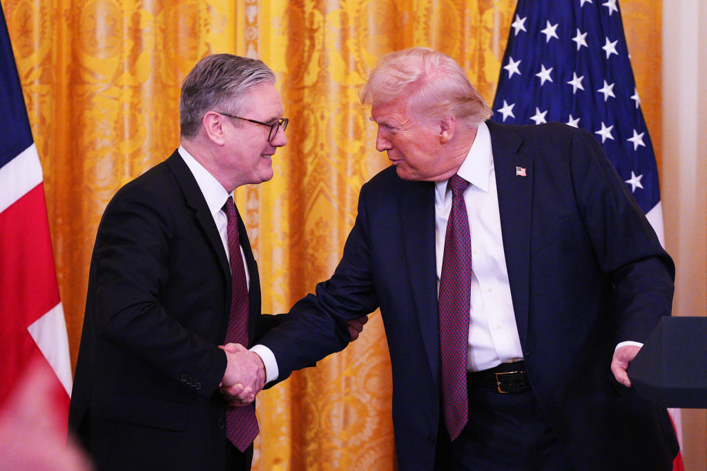 Keir Starmer e Donald Trump