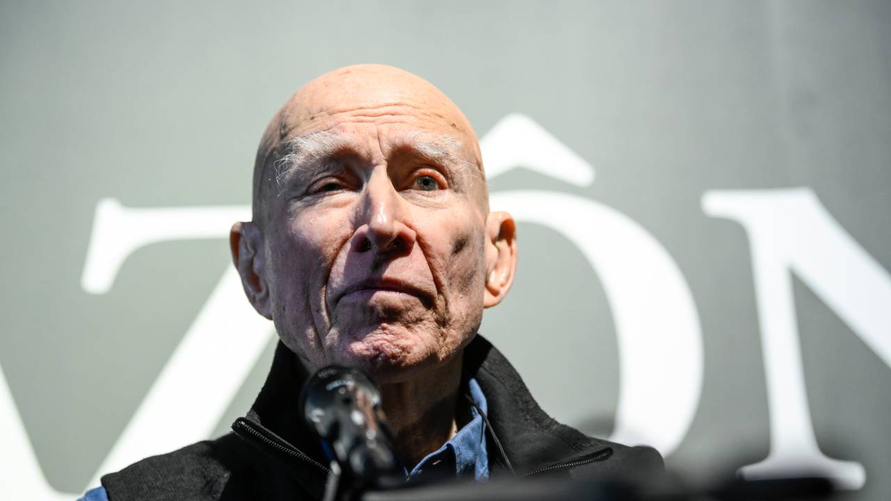 Sebastiao Salgado na Bélgica, em abril de 2025
