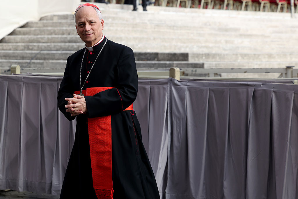 VATICAN CITY, VATICAN - APRIL 26: US Cardinal Robert Francis Prevost attends the funeral of Pope Francis in St. Peter’s Square on April 26, 2025 in Vatican City, Vatican. Pope Francis died on April 21st at the age of 88. Born in Argentina as Jorge Mario Bergoglio, he was the first Latin American and the first Jesuit to become Pope when elected in 2013. Taking the name Francis after St Francis of Assisi, he promoted a more humble version of the papacy than many of his predecessors. He will be buried outside the Vatican in a simple wooden coffin at the Basilica Santa Maria Maggiore. (Photo by Franco Origlia/Getty Images)