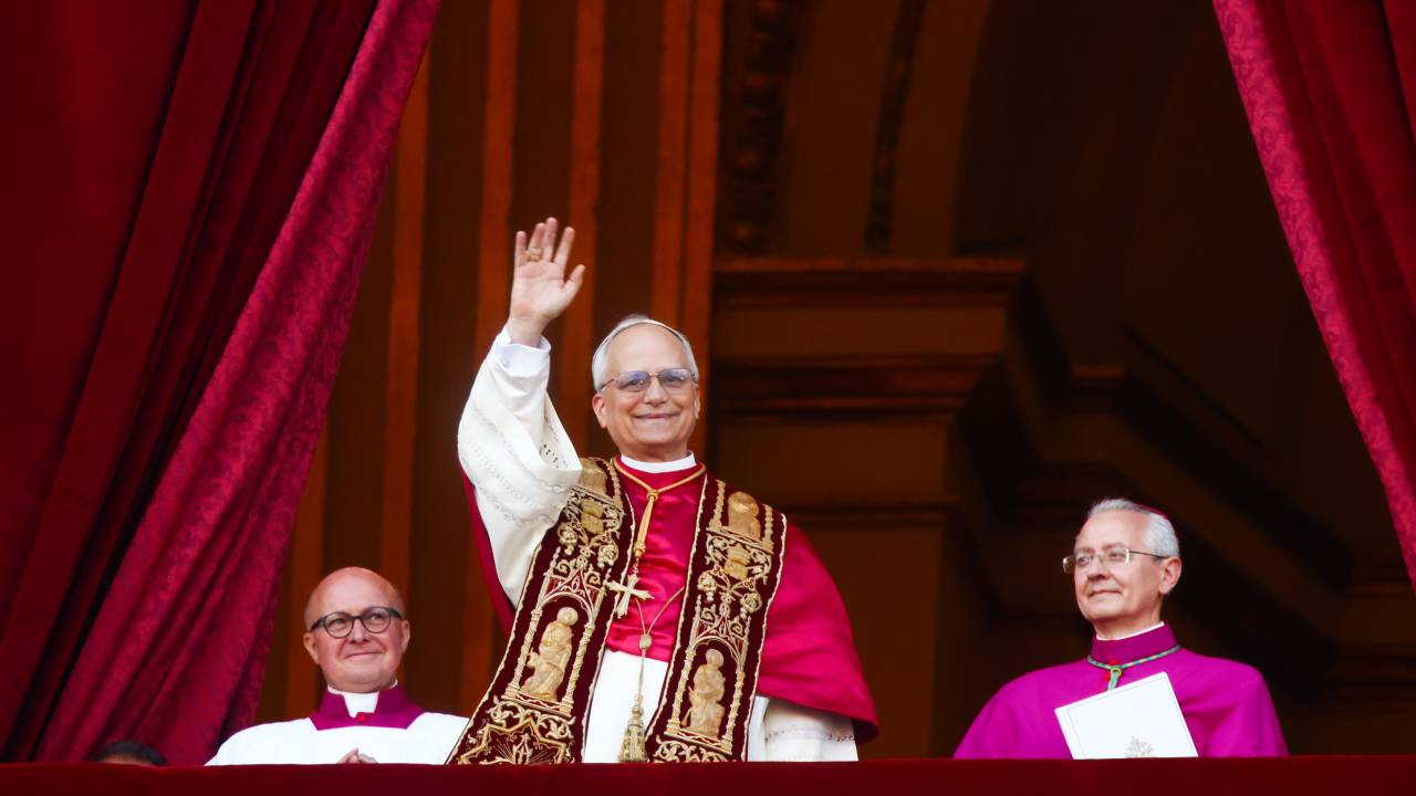 American cardinal Robert Prevost, now known as Leo XIV, has been elected a new pope by the cardinal electors on the second day of the conclave. On May 8th, 2025 in Vatican City, Vatican. (Photo by Beata Zawrzel/NurPhoto via Getty Images)
