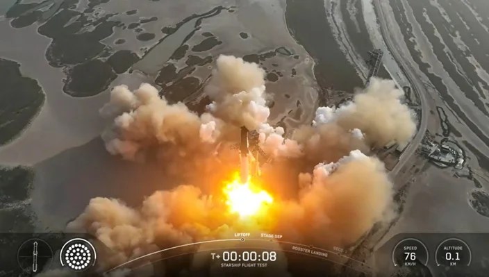 Starship: terceiro teste do superfoguete da SpaceX acaba mais uma vez em explosão