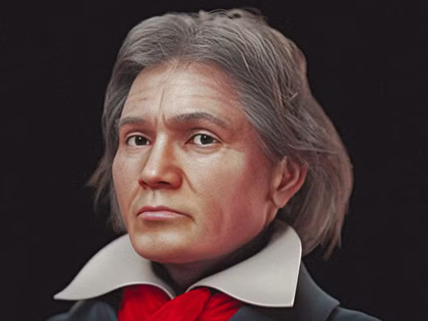 Brasileiro recria rosto de Beethoven em 3D pela primeira vez