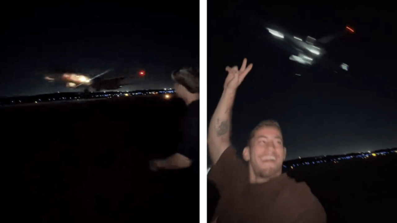 Influenciador Thiago Jatobá invade pista do Galeão em área restrita