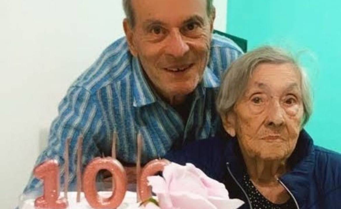 Ney Matogrosso com a mãe