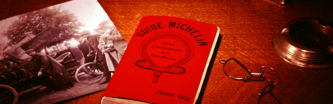 O Guia Vermelho lançado pela Michelin em 1900