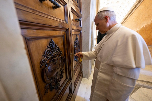 Papa Leão XIV reabre os aposentos papais do Palácio Apostólico, no Vaticano. 11/05/2025