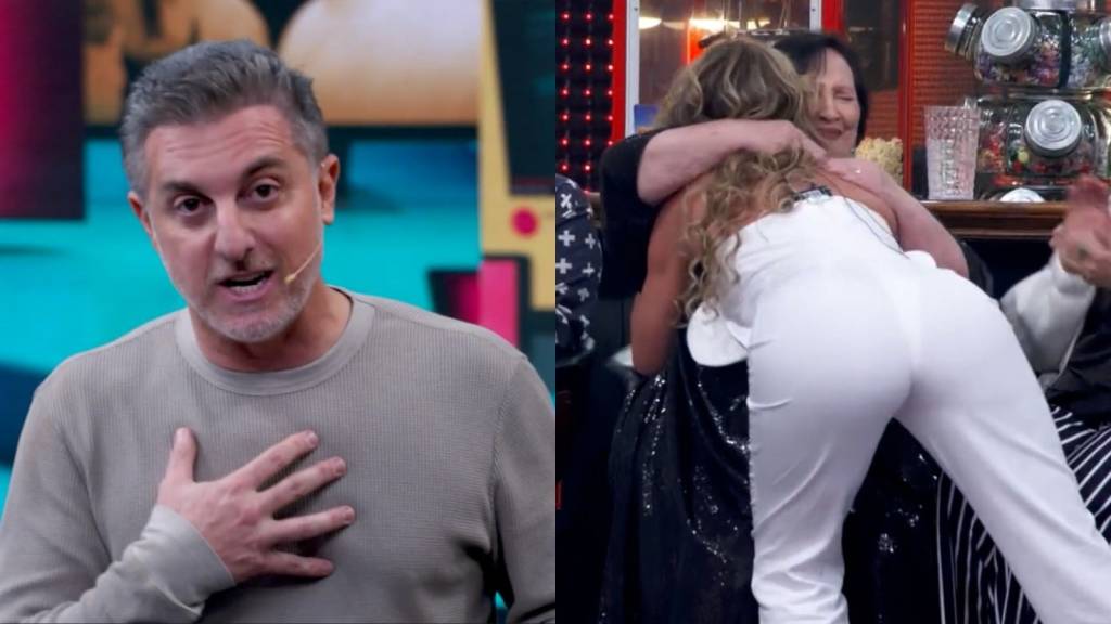 Dona Déa e Lívia Andrade encerram briga e surpreendem Luciano Huck