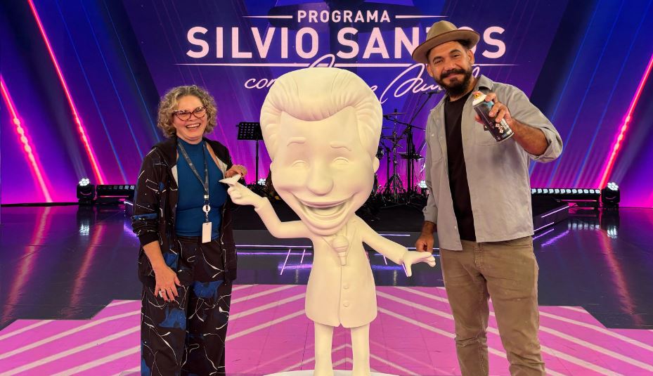 Cintia Abravanel e Eduardo Kobra