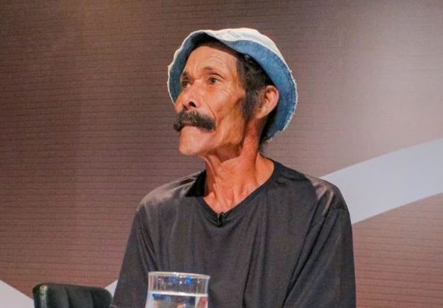 Jailson da Silva, o Madruguinha do Brasil, em participação no quadro Roda Solta, do 'The Noite com Danilo Gentili'