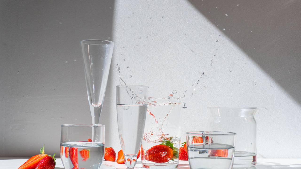 Strawberry Juice, foto vencedora da Eva Maté Fernández na categoria Estudante de Fotografia de Comida