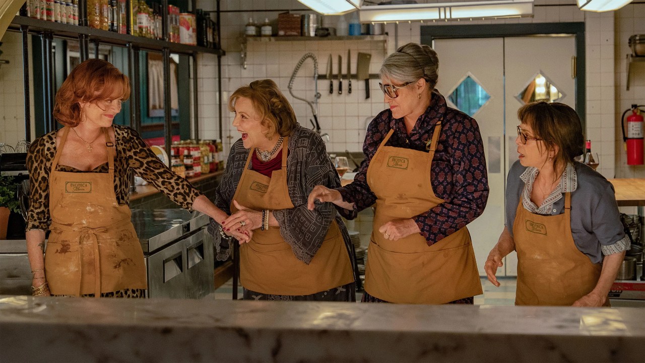 Susan Sarandon, Brenda Vaccaro, Lorraine Bracco e Talia Shire em 'Nonnas'