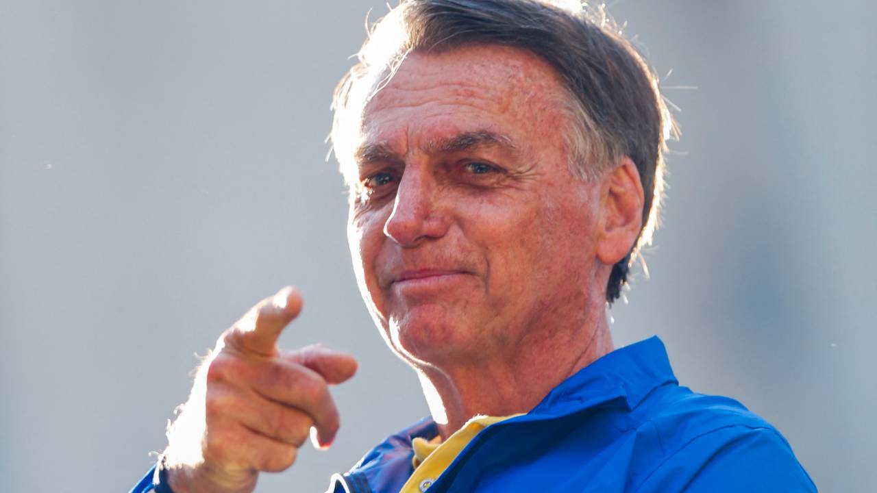 Jair Bolsonaro em ato na Avenida Paulista (São Pulo), em 29 de junho de 2025
