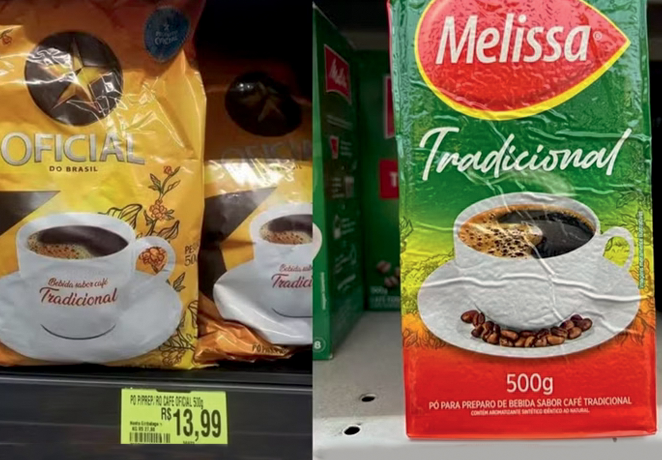 VARIA&Ccedil;&Atilde;O -&ensp;&ldquo;Preparo de bebida sabor caf&eacute;&rdquo;: aten&ccedil;&atilde;o na embalagem