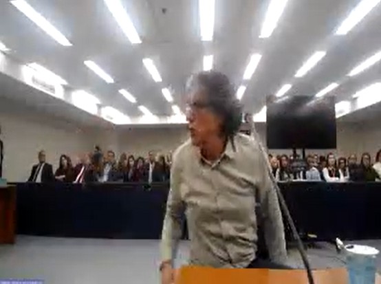 Paulo Cupertino, em depoimento ao Tribunal do Júri na última sexta-feira, 30