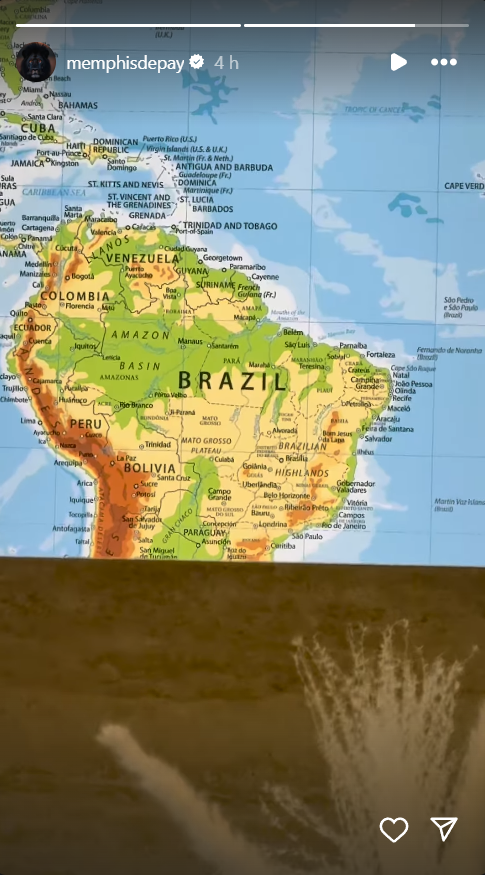 Stories de Memphis Depay