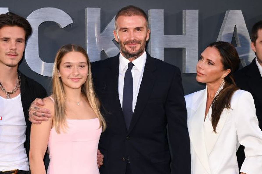 David Beckham e família