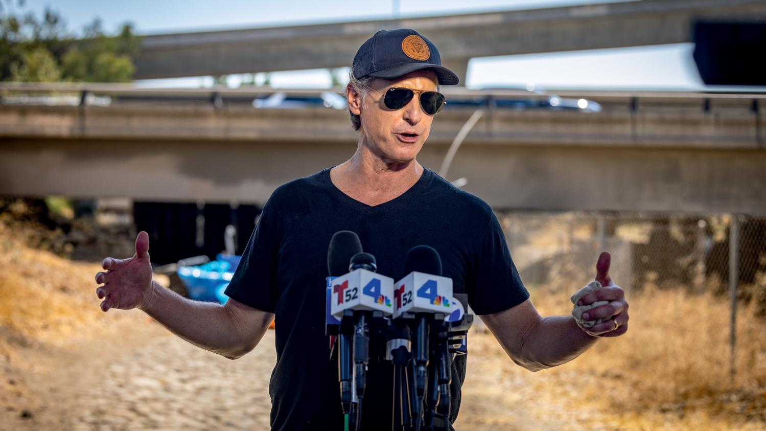 PALANQUE -&ensp;Newsom: o governador ganhou os holofotes