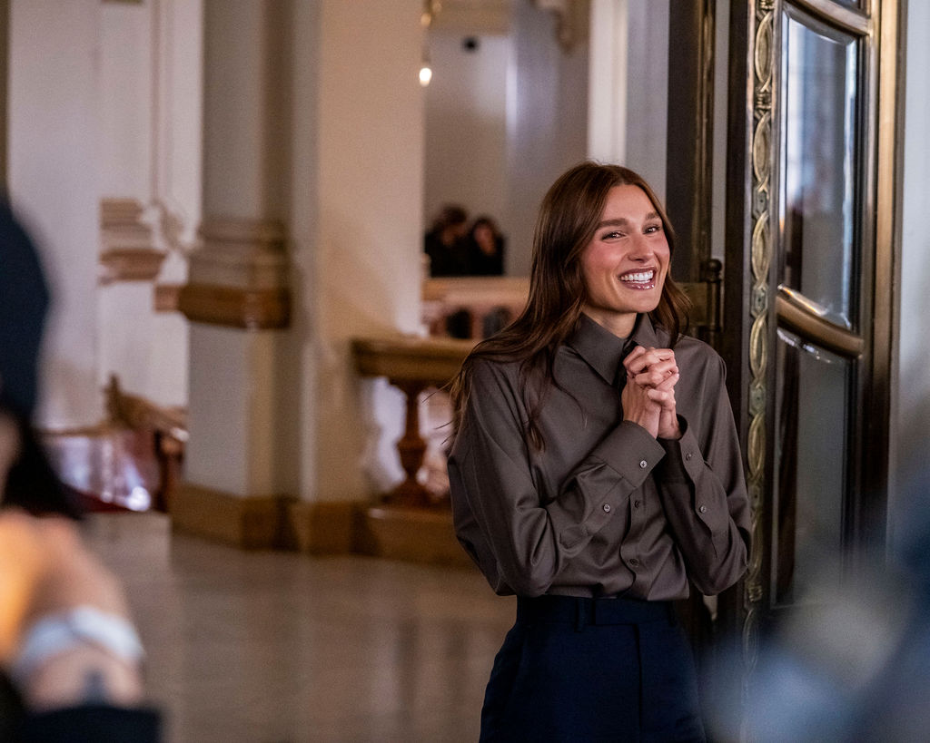 Com coleção sofisticada, precisa e usável, Sasha Meneghel prova talento na moda em desfile em São Paulo