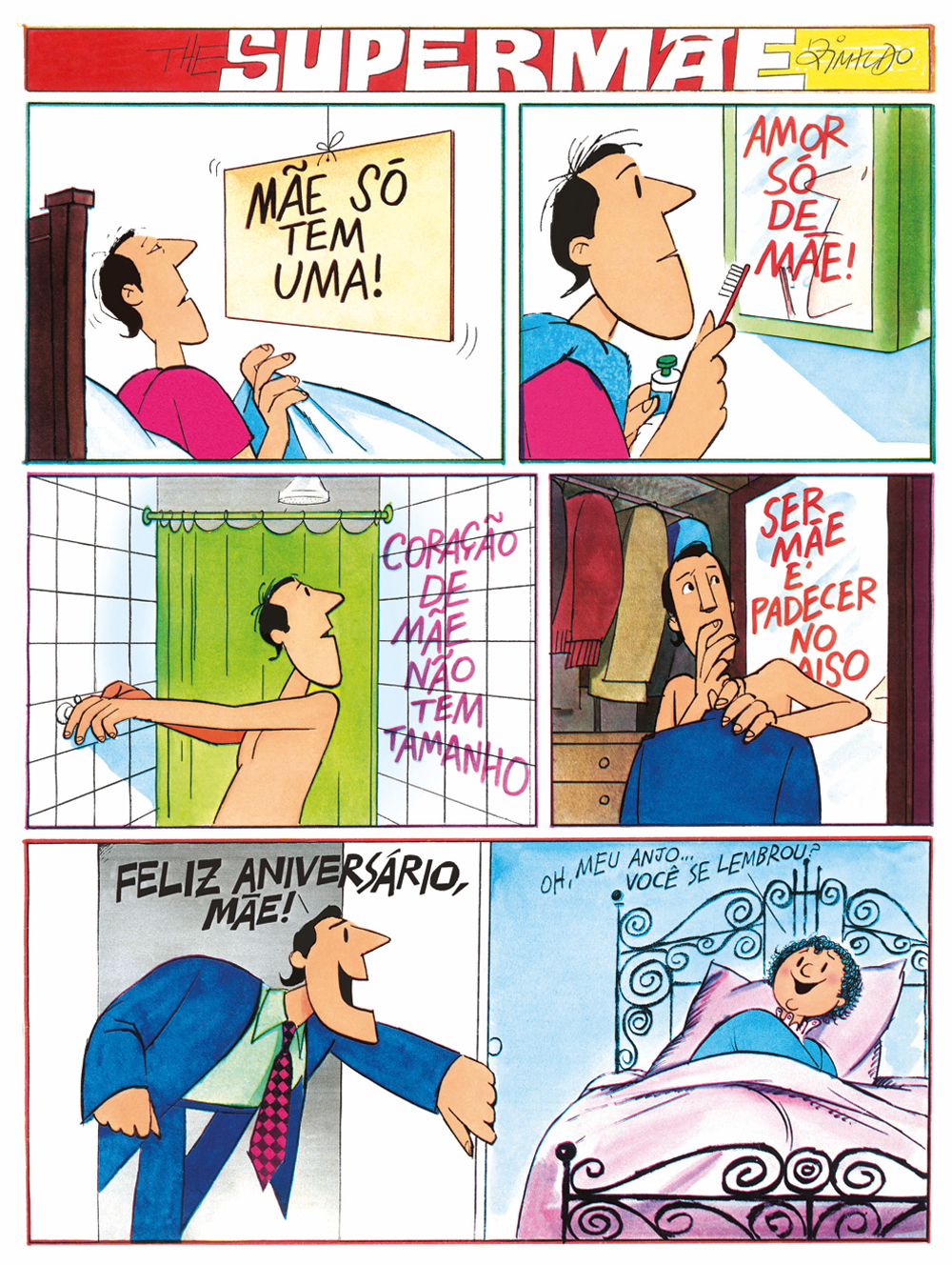 SUPERM&Atilde;E - A personagem de Ziraldo ocupava a &uacute;ltima p&aacute;gina nos anos 1980: humor necess&aacute;rio