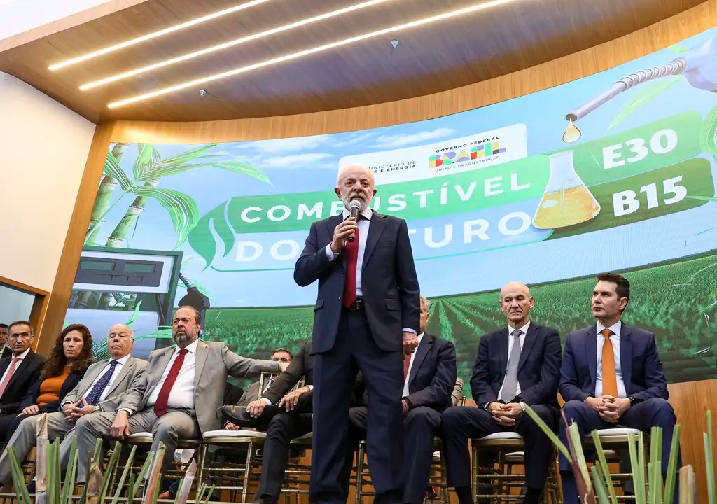 Brasília (DF), 25/06/2025 - O presidente Luiz Inácio Lula da Silva participa de evento após a 2ª reunião extraordinária do Conselho Nacional de Política Energética (CNPE), no Ministério de Minas e Energia (MME). Foto: Marcelo Camargo/Agência Brasil