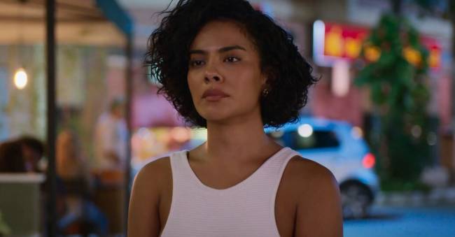 Maria de Fátima (Bella Campos) em Vale Tudo, novela das 9 da Globo