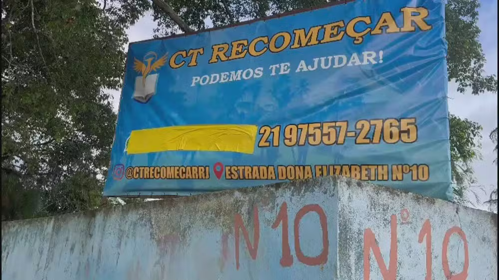 Comunidade terapêutica ilegal mantinha 62 pessoas em cárcere privado no Rio