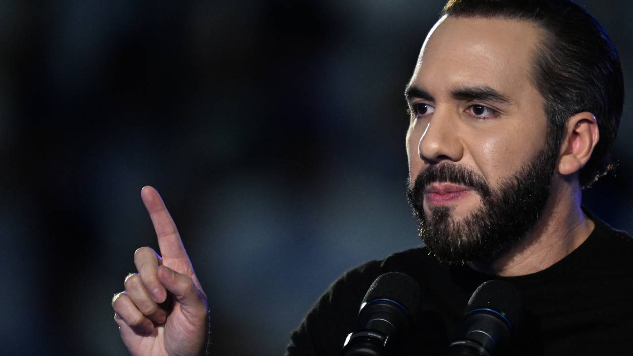 O presidente de El Salvador, Nayib Bukele. 15/03/2025