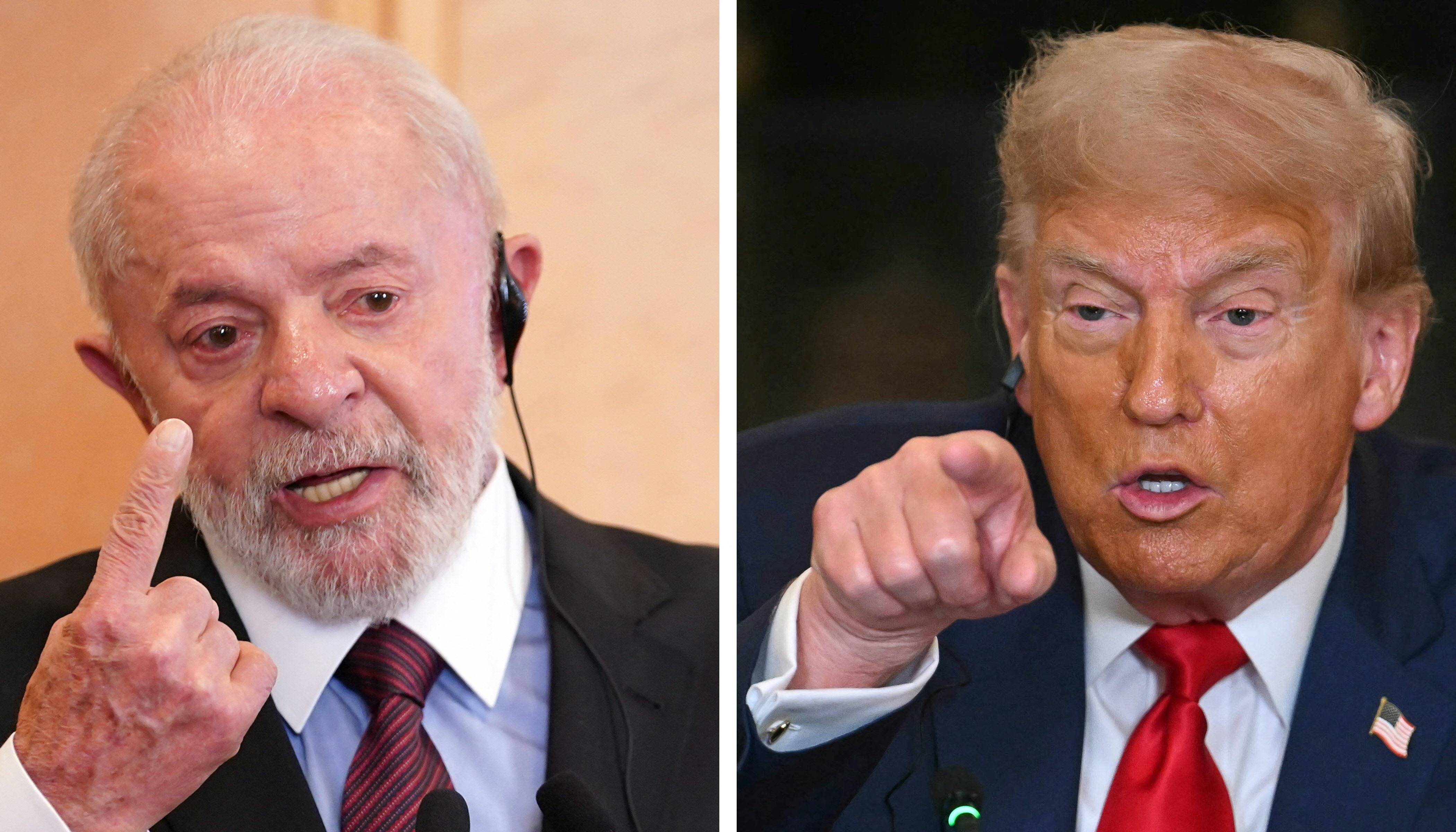 Luiz Inácio Lula da Silva e Donald Trump