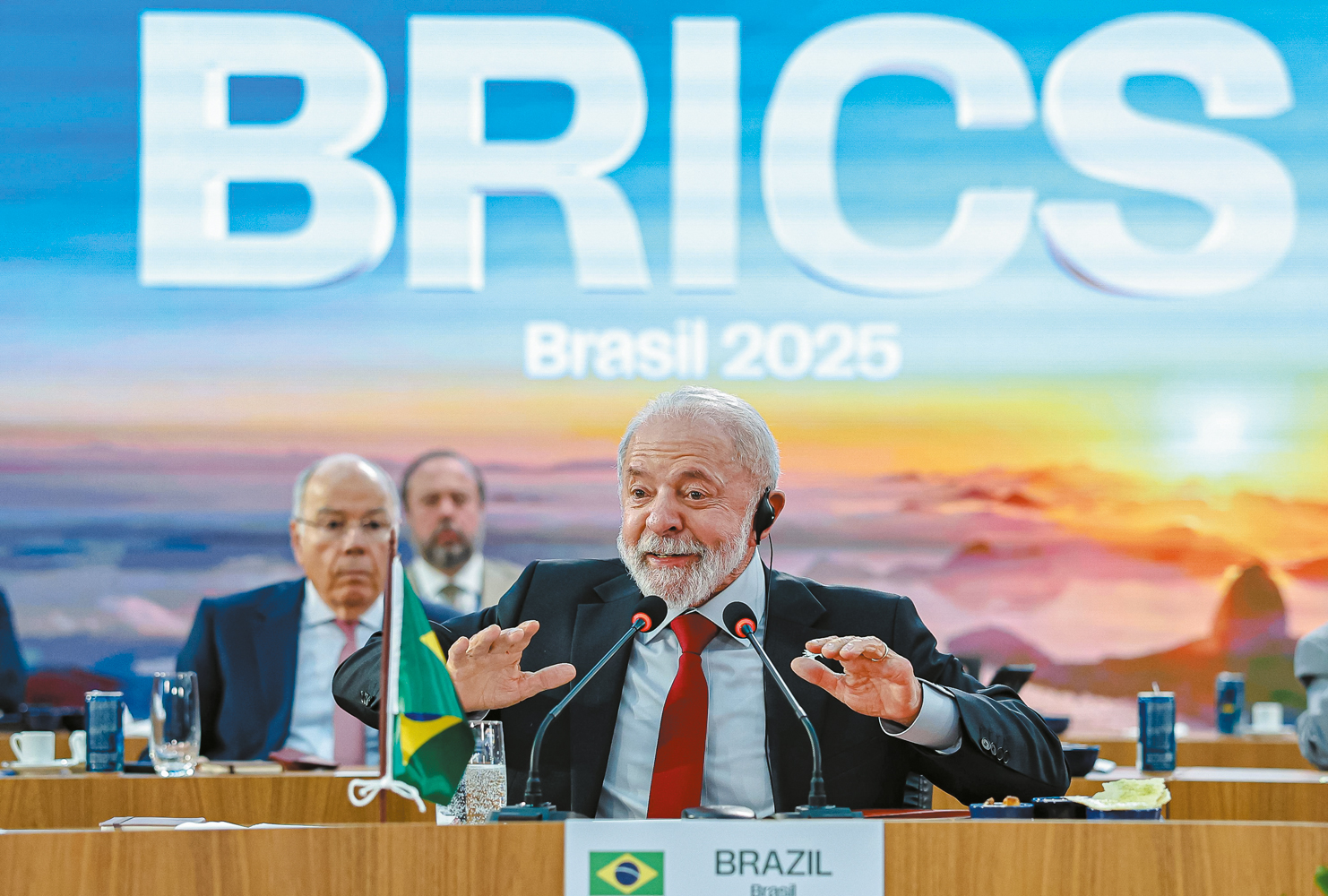PRIORIDADE -&ensp;Lula na c&uacute;pula do Brics: reelei&ccedil;&atilde;o vai pautar a agenda do partido