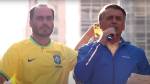 -O vereador Carlos Bolsonaro (PL-RJ) e o ex-presidente Jair Bolsonaro